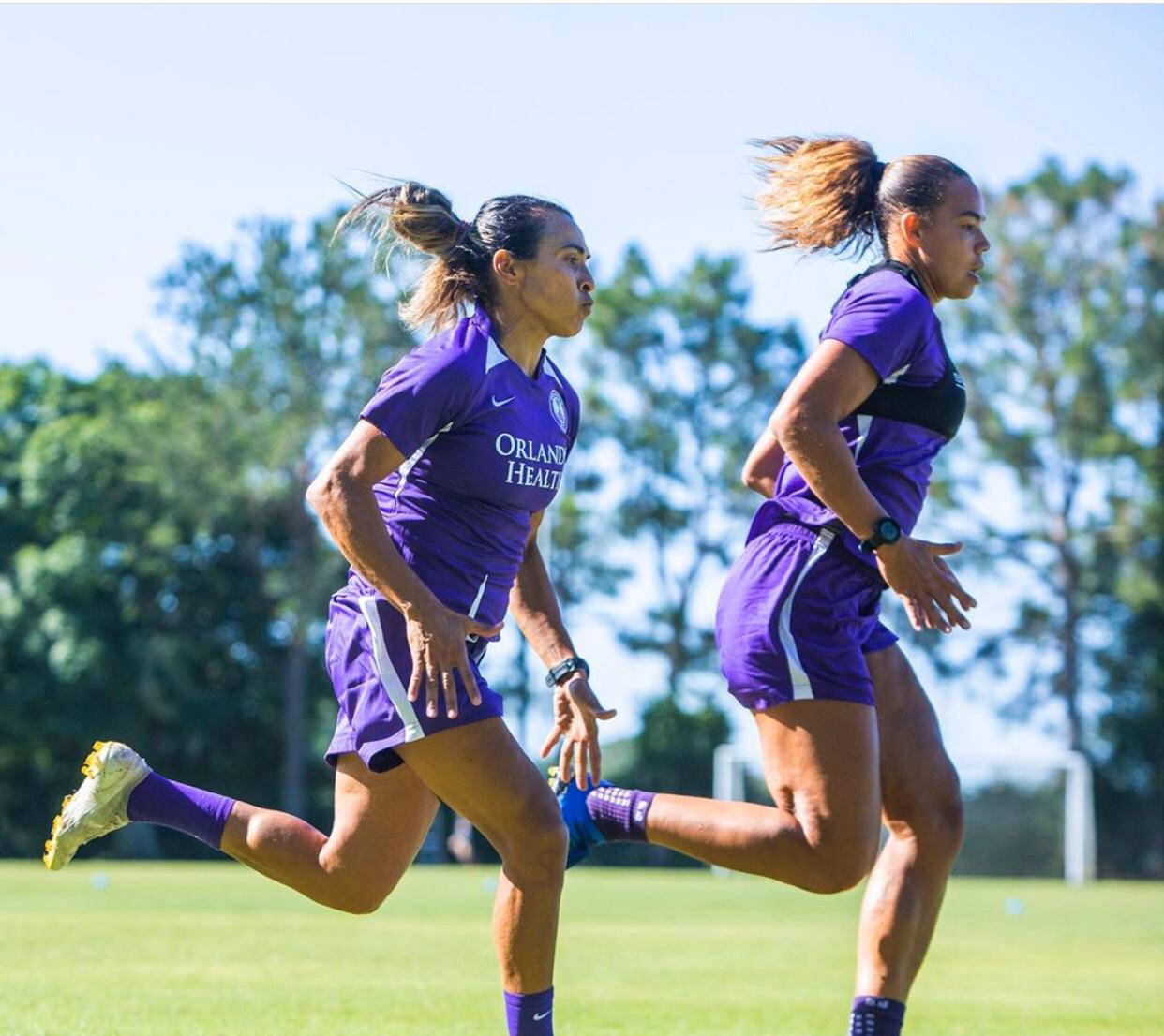 Marta regresa a los entrenamientos con el Orlando Pride