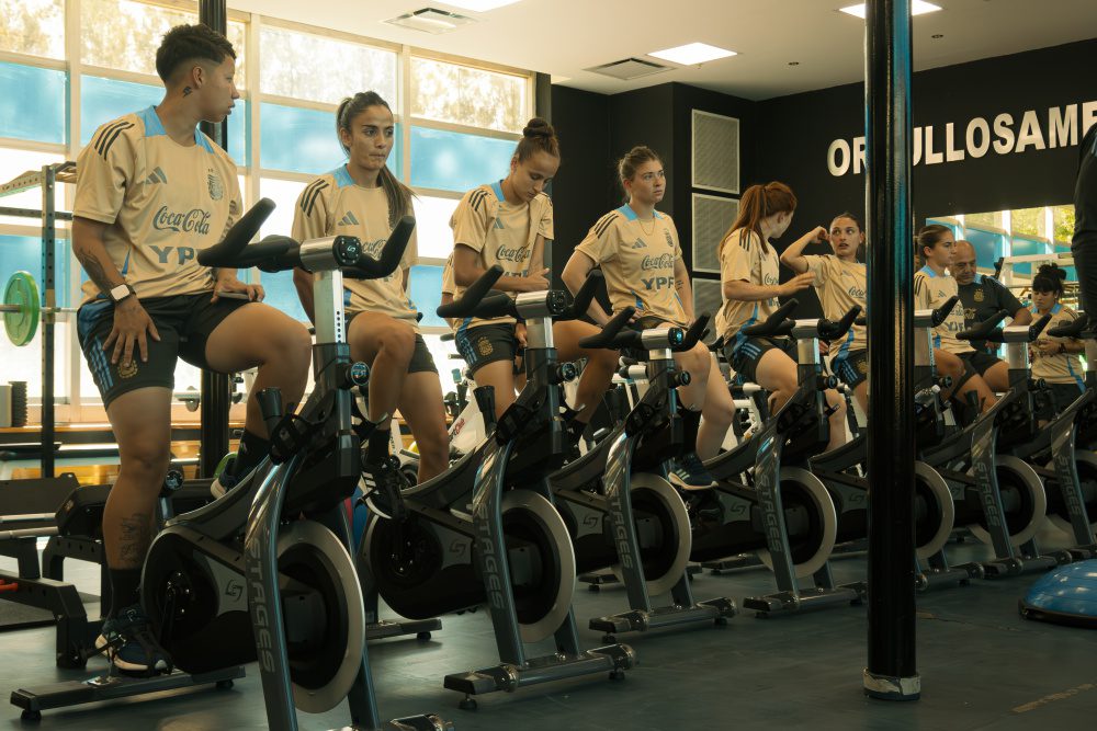 LA SELECCIÓN ARGENTINA COMENZÓ CON LOS TRABAJOS EN EZEIZA